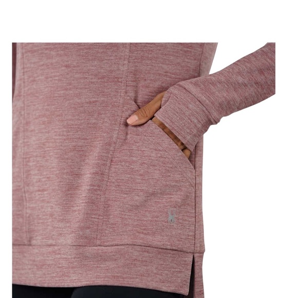 Ladies Active Spyder XXL 2XL Soft Fleece Pullover Hoodie Sweatshirt Side Pocket - Picture 6 of 8